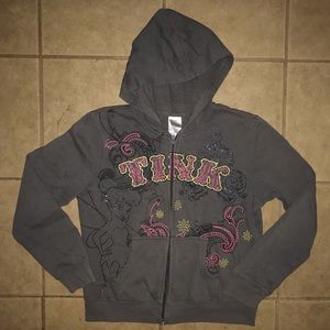 Disney Tinkerbell Zip Down Women’s Jacket Size S